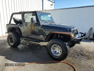 2004 Jeep Wrangler Sport with VIN 1J4FA49S24P754155, listed as a Copart auction lot 45699575 with 147,670 mi miles and Non Repairable. Bid and sale history available at carsss.com. Image 4.