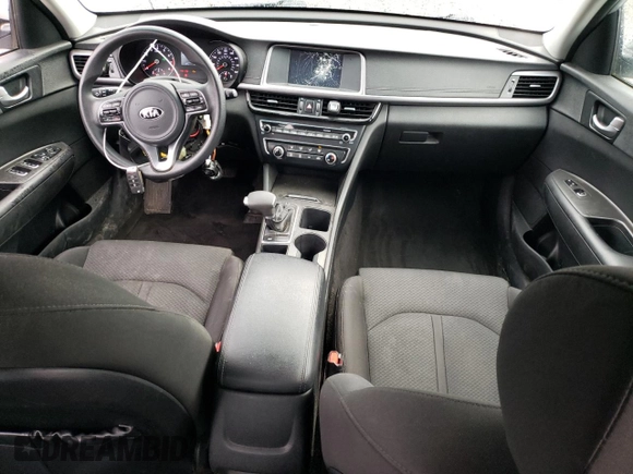 2018 Kia Optima LX with VIN 5XXGT4L36JG188719, listed as a Copart auction lot 81845134 with 101,032 mi miles and Salvage Title. Bid and sale history available at DreamBid. Image 8.