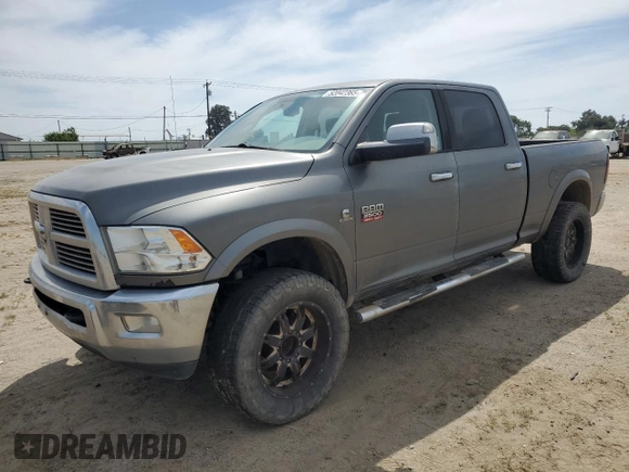 2012 Ram 2500 Laramie with VIN 3C6UD5FL4CG250594, listed as a Copart auction lot 52042365 with 233,777 mi miles and Salvage Title. Bid and sale history available at carsss.com. Image 1.
