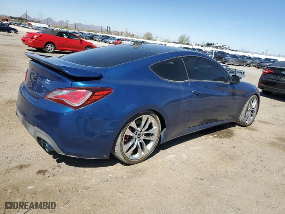 2015 Hyundai Genesis Coupe 3.8L Ultimate with VIN KMHHU6KJ1FU126218, listed as a Copart auction lot 49526775 with 96,506 mi miles and Clean Title. Bid and sale history available at carsss.com. Image 3.