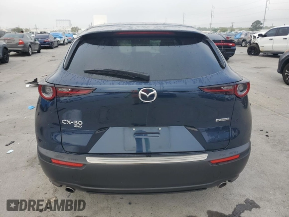 2022 Mazda CX-30 2.5 S Select Package with VIN 3MVDMBBL7NM457805, listed as a Copart auction lot 50367095 with 12,185 mi miles and Salvage Title. Bid and sale history available at carsss.com. Image 6.