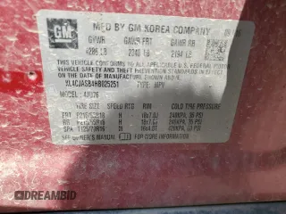 2017 Buick Encore Preferred с VIN KL4CJASB4HB025251, выставлен на аукционе Copart как лот 62583975 с пробегом 67 286 миль миль и Списание • Salvage title. История ставок и продаж доступна на DreamBid. Изображение 13.
