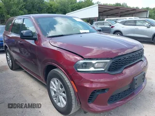 2025 Dodge Durango GT Plus z VIN 1C4RDHDG8SC530803, wystawiony jako IAAI lot #42532855 z przebiegiem 5 680 mil mil oraz . Historia ofert i sprzedaży dostępna na DreamBid. Obrazek 1.