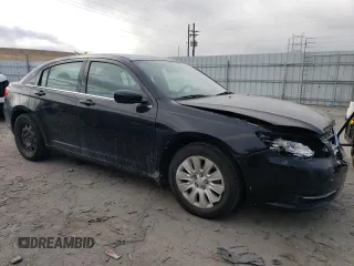 2011 Chrysler 200 LX with VIN 1C3BC4FB3BN566809, listed as a Copart auction lot 46227235 with 130,421 mi miles and Salvage Title. Bid and sale history available at carsss.com. Image 4.