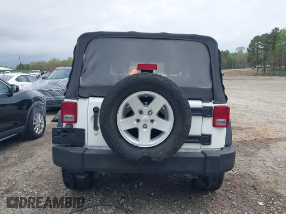 2015 Jeep Wrangler Sport with VIN 1C4AJWAG5FL757161, listed as a IAAI auction lot 41932705 with 172,519 mi miles and . Bid and sale history available at DreamBid. Image 17.