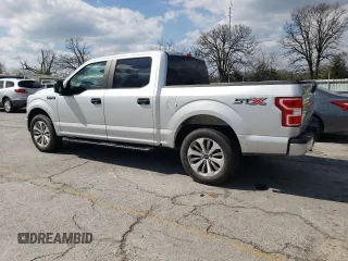 2018 Ford F-150 XL with VIN 1FTEW1C54JKF74723, listed as a Copart auction lot 52547465 with 107,232 mi miles and Salvage title. Bid and sale history available at DreamBid. Image 2.