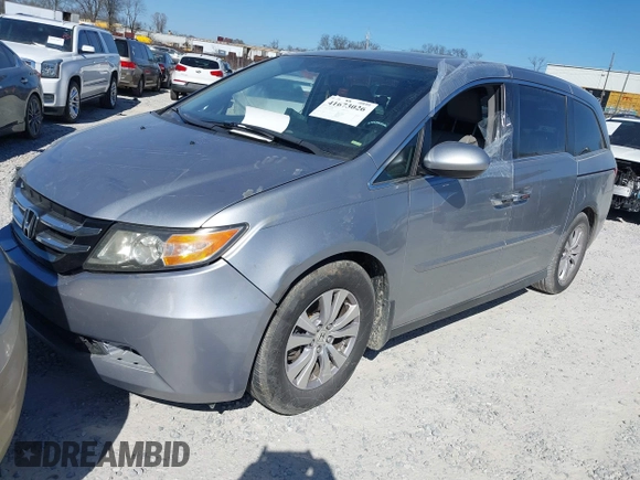 2016 Honda Odyssey EX-L with VIN 5FNRL5H67GB023727, listed as a IAAI auction lot 41673026 with Not Provided miles. Bid and sale history available at carsss.com. Image 16.