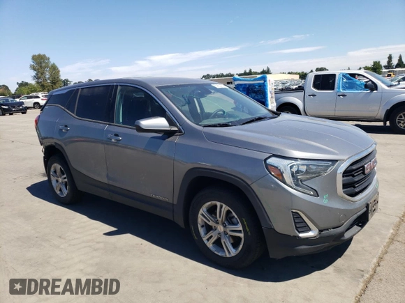 2019 GMC Terrain SLE with VIN 3GKALMEV2KL249787, listed as a Copart auction lot 63664424 with 100,522 mi miles and Salvage title. Bid and sale history available at DreamBid. Image 4.