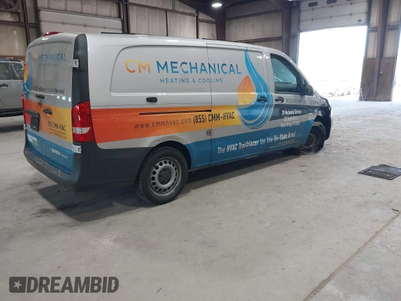2020 Mercedes-Benz Metris Cargo with VIN W1YV0CEY2L3687678, listed as a IAAI auction lot 42198224 with 35,879 mi miles and . Bid and sale history available at DreamBid. Image 4.