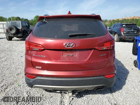 2014 Hyundai Santa Fe Sport with VIN 5XYZU3LBXEG137166, listed as a Copart auction lot 53893395 with 223,194 mi miles and Clean Title. Bid and sale history available at carsss.com. Image 6.