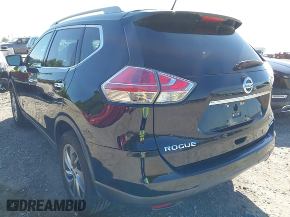 2014 Nissan Rogue S with VIN 5N1AT2MV7EC824253, listed as a IAAI auction lot 42055710 with 114,147 mi miles. Bid and sale history available at carsss.com. Image 3.