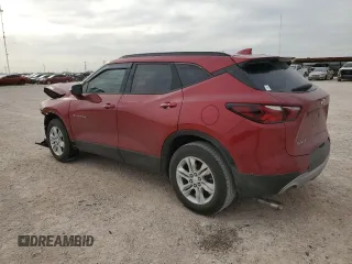 2021 Chevrolet Blazer LT with VIN 3GNKBCRS5MS566489, listed as a Copart auction lot 56682585 with 42,092 mi miles and Salvage title. Bid and sale history available at DreamBid. Image 2.