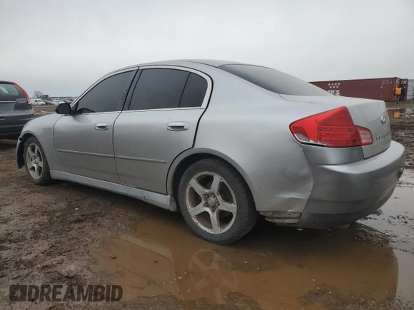2003 Infiniti G35 w/Leather with VIN JNKCV51E83M313816, listed as a Copart auction lot 51789595 with 197,615 mi miles and Salvage Title. Bid and sale history available at DreamBid. Image 2.