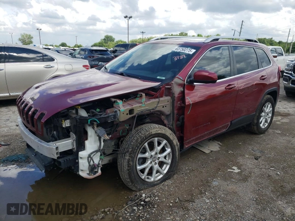2016 Jeep Cherokee Latitude z VIN 1C4PJMCS7GW253369, wystawiony jako Copart lot #63750275 z przebiegiem 96 465 mil mil oraz Szkoda całkowita • Salvage title. Historia ofert i sprzedaży dostępna na DreamBid. Obrazek 1.