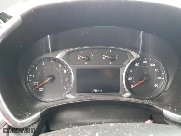 2019 Chevrolet Equinox LT with VIN 3GNAXKEV9KS515548, listed as a Copart auction lot 47298925 with 77,691 mi miles and Clean Title. Bid and sale history available at carsss.com. Image 9.