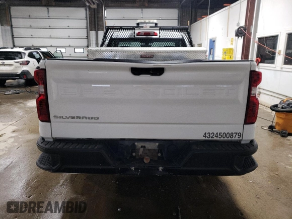 2021 Chevrolet Silverado 1500 Work Truck with VIN 3GCNWAEH4MG100743, listed as a Copart auction lot 42198115 with 98,462 mi miles and Clean Title. Bid and sale history available at carsss.com. Image 6.