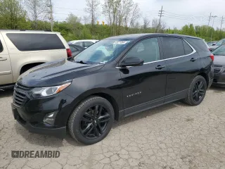 2021 Chevrolet Equinox LT with VIN 2GNAXKEV6M6110460, listed as a Copart auction lot 49271064 with 65,618 mi miles and Salvage Title. Bid and sale history available at DreamBid. Image 1.