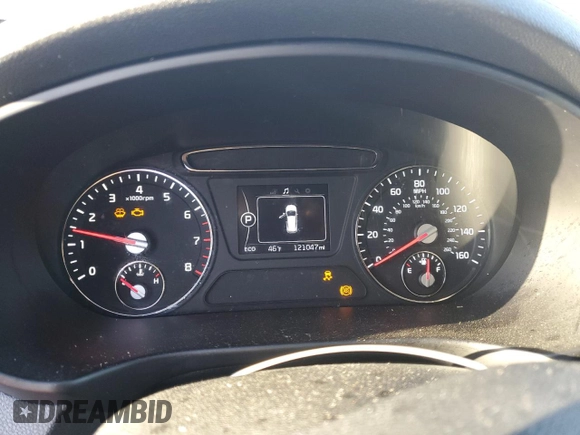 2016 Kia Sorento LX with VIN 5XYPG4A38GG057691, listed as a Copart auction lot 49957855 with 121,047 mi miles and Salvage Title. Bid and sale history available at carsss.com. Image 9.