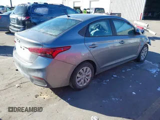 2021 Hyundai Accent SE with VIN 3KPC24A68ME146936, listed as a IAAI auction lot 41363590 with 50,689 mi miles. Bid and sale history available at carsss.com. Image 4.
