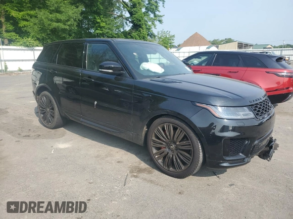 2021 Land Rover Range Rover Sport HSE Dynamic with VIN SALWR2SE7MA755904, listed as a Copart auction lot 59849575 with 23,245 mi miles and Salvage title. Bid and sale history available at DreamBid. Image 4.