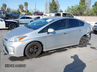 2013 Toyota Prius One with VIN JTDKN3DU6D5687163, listed as a IAAI auction lot 42034445 with 354,736 mi miles. Bid and sale history available at carsss.com. Image 6.