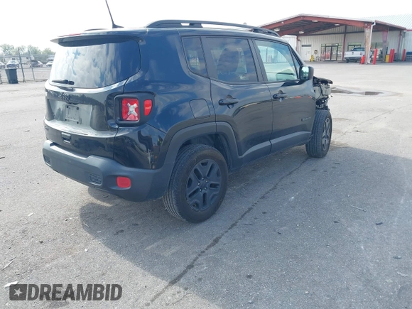 2018 Jeep Renegade Sport with VIN ZACCJBAB5JPH88551, listed as a IAAI auction lot 40937138 with 80,321 mi miles. Bid and sale history available at carsss.com. Image 4.