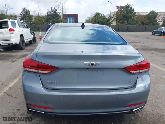 2016 Hyundai Genesis 3.8L with VIN KMHGN4JE3GU132363, listed as a IAAI auction lot 41551013 with 167,739 mi miles. Bid and sale history available at carsss.com. Image 16.