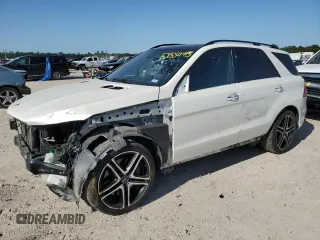 2018 Mercedes-Benz GLE 43 AMG with VIN 4JGDA6EB8JB016752, listed as a Copart auction lot 52550415 with 88,506 mi miles and Salvage title. Bid and sale history available at DreamBid. Image 1.