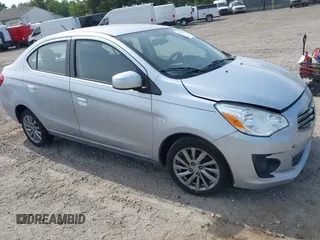 2019 Mitsubishi Mirage ES z VIN ML32F3FJ0KHF00792, wystawiony jako IAAI lot #42216324 z przebiegiem 83 341 mil mil oraz . Historia ofert i sprzedaży dostępna na DreamBid. Obrazek 1.
