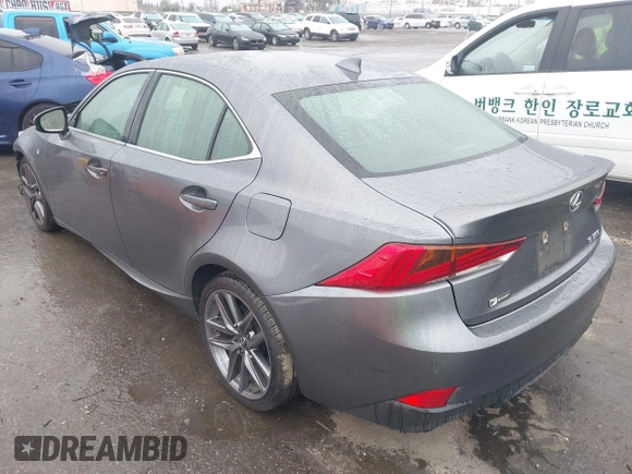 2019 Lexus IS 300 with VIN JTHBA1D23K5086447, listed as a IAAI auction lot 41546195 with 69,547 mi miles and . Bid and sale history available at DreamBid. Image 3.