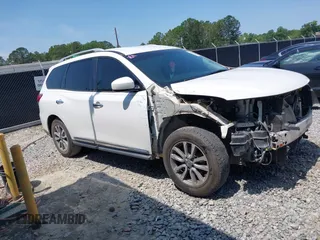 2014 Nissan Pathfinder S with VIN 5N1AR2MN2EC629658, listed as a IAAI auction lot 42343130 with 189,802 mi miles and . Bid and sale history available at DreamBid. Image 1.