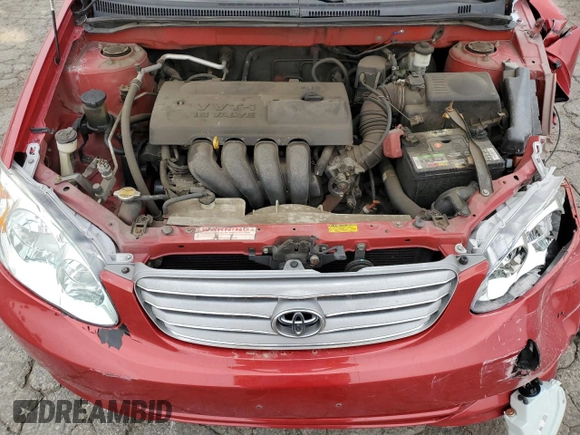 2004 Toyota Corolla CE with VIN 2T1BR32E94C305937, listed as a Copart auction lot 54332925 with 199,342 mi miles and Salvage Title. Bid and sale history available at DreamBid. Image 11.