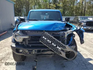 2022 Ford Bronco with VIN 1FMEE5DH1NLB90221, listed as a Copart auction lot 50436115 with 22,843 mi miles and Salvage title. Bid and sale history available at DreamBid. Image 5.