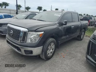 2018 Nissan Titan SV with VIN 1N6AA1EK9JN505439, listed as a Copart auction lot 66169254 with 136,270 mi miles and Non Repairable. Bid and sale history available at DreamBid. Image 1.