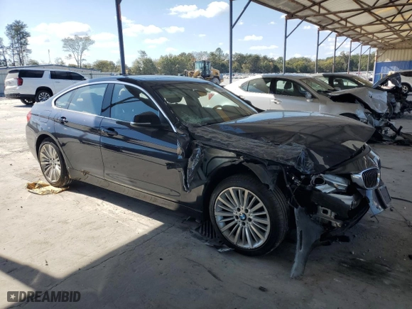 2015 BMW 4 Series 428i xDrive with VIN WBA4C9C53FD330038, listed as a Copart auction lot 77094584 with 123,906 mi miles and Salvage Title. Bid and sale history available at carsss.com. Image 4.