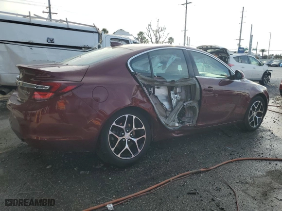 2017 Buick Regal Sport Touring with VIN 2G4GL5EX1H9123439, listed as a Copart auction lot 43191075 with 31,299 mi miles and Salvage Title. Bid and sale history available at carsss.com. Image 3.