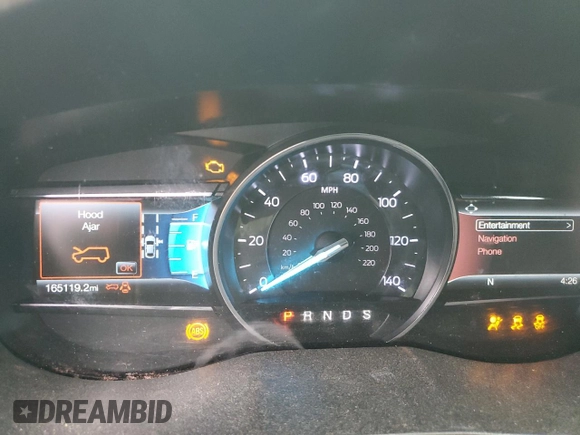 2018 Ford Explorer Sport with VIN 1FM5K8GT3JGB42670, listed as a Copart auction lot 45348975 with 165,119 mi miles and Salvage title. Bid and sale history available at DreamBid. Image 9.