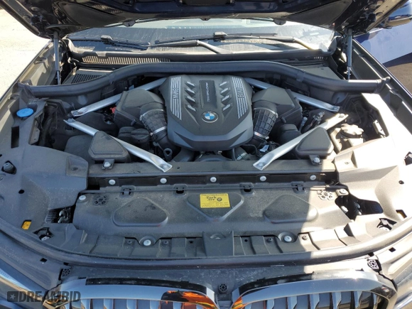 2022 BMW X7 M50i with VIN 5UXCX6C01N9J04750, listed as a Copart auction lot 50245325 with 25,341 mi miles and Salvage Title. Bid and sale history available at carsss.com. Image 12.
