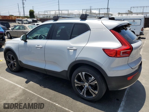 2021 Volvo XC40 Inscription with VIN YV4162UL5M2564818, listed as a Copart auction lot 58443445 with 36,557 mi miles and Salvage title. Bid and sale history available at DreamBid. Image 2.