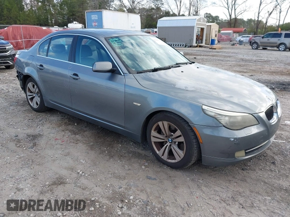 2010 BMW 5 Series 528i with VIN WBANU5C5XAC124594, listed as a IAAI auction lot 41848155 with 182,845 mi miles and . Bid and sale history available at carsss.com. Image 1.