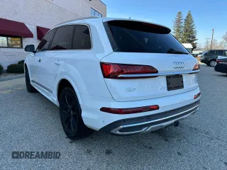 2020 Audi Q7 Premium Plus with VIN WA1LXAF74LD005065, listed as a Copart auction lot 52918075 with 88,978 mi miles and Clean Title. Bid and sale history available at carsss.com. Image 3.