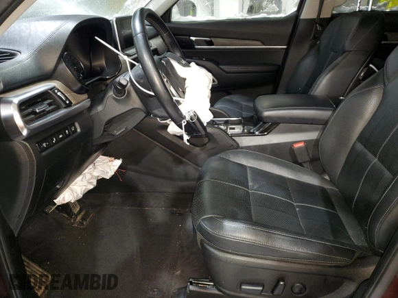 2022 Kia Telluride EX with VIN 5XYP3DHC4NG283693, listed as a Copart auction lot 44032045 with 28,180 mi miles and Salvage Title. Bid and sale history available at carsss.com. Image 7.