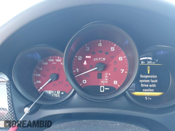 2018 Porsche Macan GTS with VIN WP1AG2A53JLB61558, listed as a IAAI auction lot 41827363 with 64,118 mi miles and . Bid and sale history available at DreamBid. Image 15.