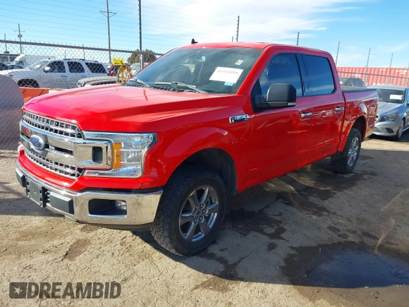 2020 Ford F-150 XL with VIN 1FTEW1C50LKD38606, listed as a IAAI auction lot 41323359 with 57,295 mi miles. Bid and sale history available at carsss.com. Image 18.