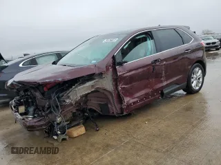 2021 Ford Edge Titanium z VIN 2FMPK3K94MBA65956, wystawiony jako Copart lot #43367745 z przebiegiem 63 093 mil mil oraz Szkoda całkowita • Salvage title. Historia ofert i sprzedaży dostępna na DreamBid. Obrazek 1.