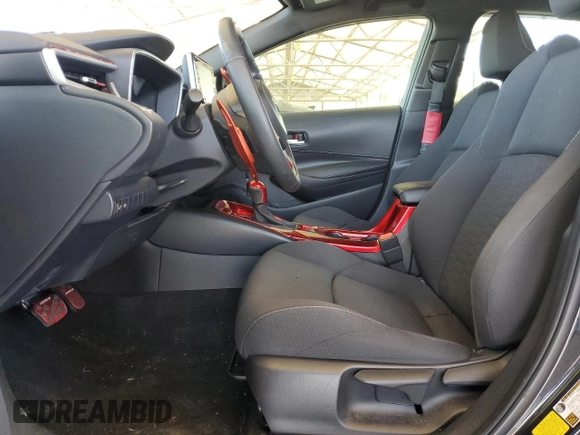 2021 Toyota Corolla Hatchback SE with VIN JTND4MBE6M3112792, listed as a Copart auction lot 70100224 with 97,818 mi miles and Salvage Title. Bid and sale history available at carsss.com. Image 7.