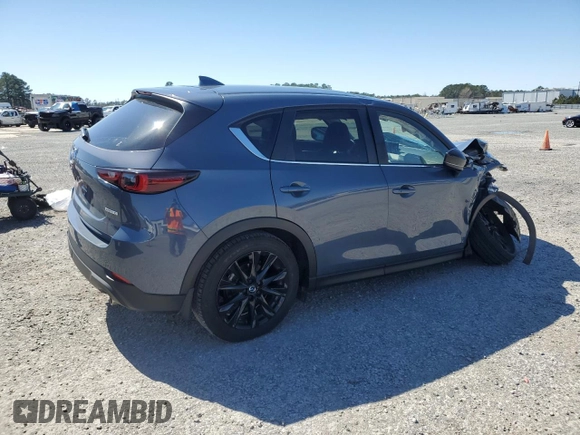 2024 Mazda CX-5 2.5 S Carbon Edition with VIN JM3KFBCM7R0373655, listed as a Copart auction lot 48697675 with 21,680 mi miles and Salvage Title. Bid and sale history available at carsss.com. Image 3.