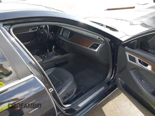 2015 Hyundai Genesis 3.8L with VIN KMHGN4JE3FU080540, listed as a IAAI auction lot 39274450 with 144,269 mi miles. Bid and sale history available at carsss.com. Image 5.