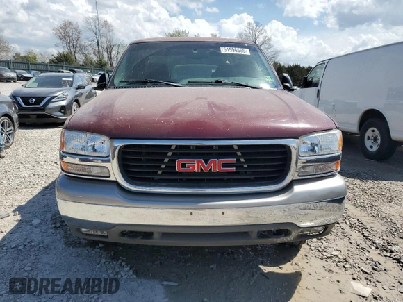 2000 GMC New Sierra 1500 SLE with VIN 1GTEK19T7YZ202845, listed as a Copart auction lot 51596555 with 243,067 mi miles and Salvage Title. Bid and sale history available at carsss.com. Image 5.