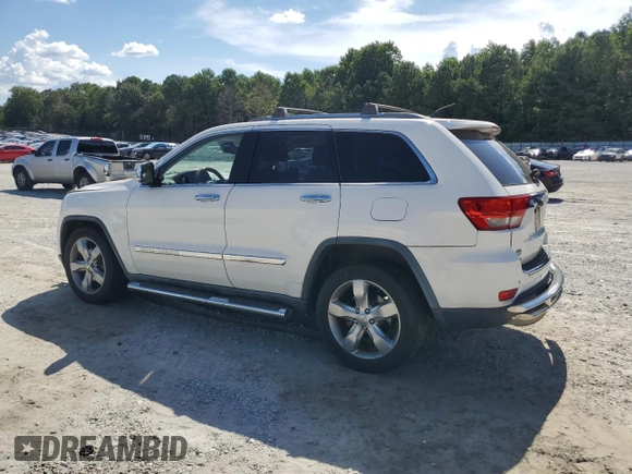 2011 Jeep Grand Cherokee Overland Summit with VIN 1J4RS6GT9BC611578, listed as a Copart auction lot 64671035 with 170,688 mi miles and Clean title. Bid and sale history available at DreamBid. Image 2.
